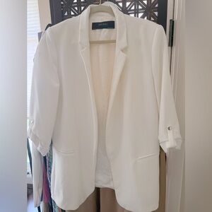 Zara White Women's Blazer size XL